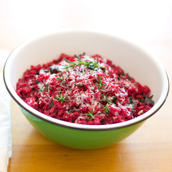 Zero Waste Meal: Beet & Rosemary Risotto